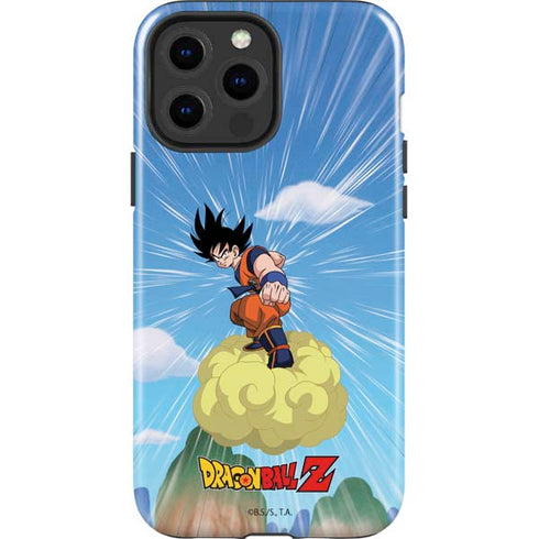Dragon Ball Z Goku and Nimbus iPhone 15 Pro Max Impact Case